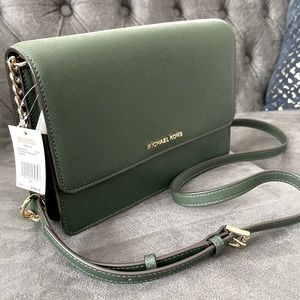 Michael Kors Green Crossbody Purse